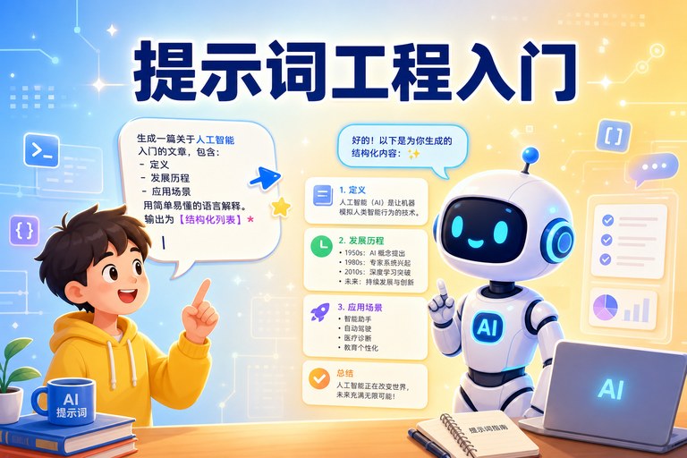 提示词工程入门：5 条原则让 AI 听懂你的需求