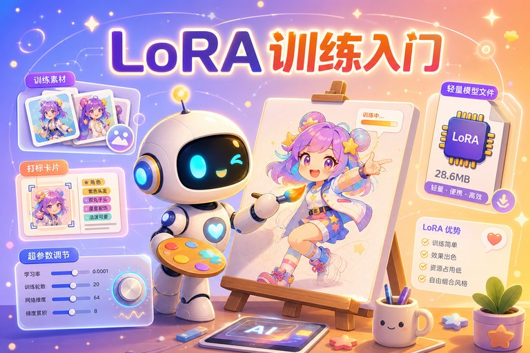 LoRA 入门:用 AI 绘画训练你的专属画风与角色
