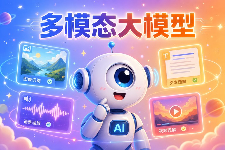 多模态大模型科普：AI 是如何同时看懂文字、图片和声音的