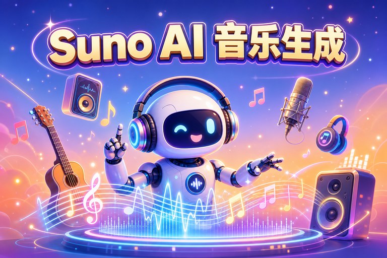 Suno AI 音乐生成入门：人人都能写歌的时代