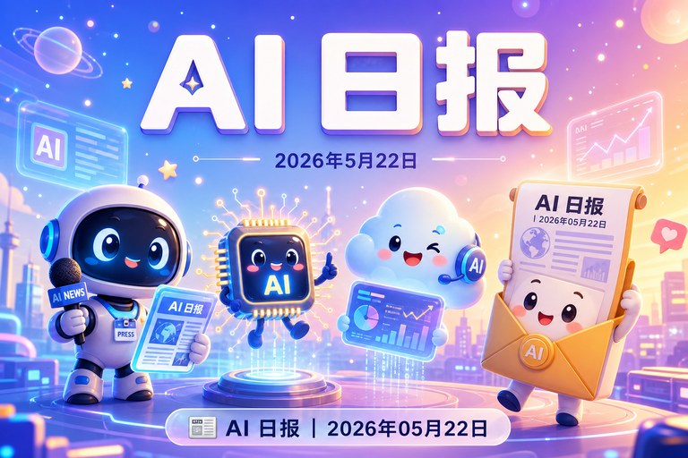 AI日报 | 2026年5月22日（周五）：OpenAI 攻克 Erdős 几何猜想、Anthropic 月付 xAI 12.5 亿算力