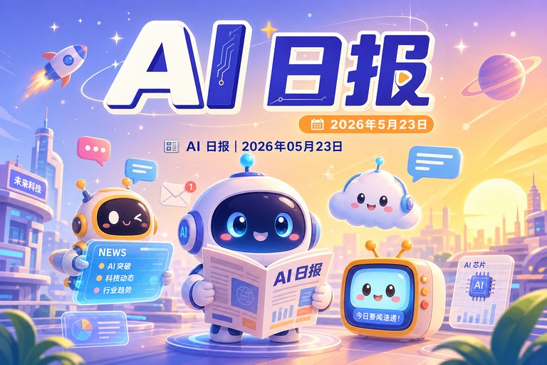 AI日报 | 2026年5月23日（周六）：Gemini 3.5 Flash 近 300 tokens/秒、Figure 机器人自主分拣