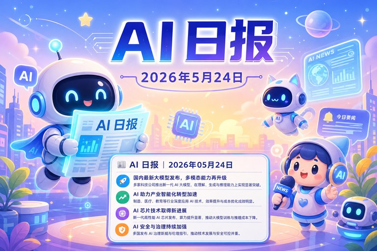 AI日报 | 2026年5月24日（周日）：Gemini 3.5 Flash 大幅降价、Figure 机器人 200 小时自主运行