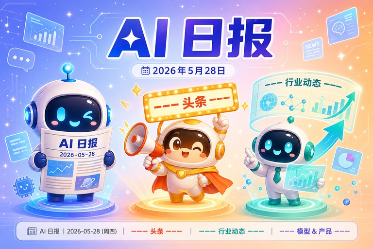 AI日报 | 2026年5月28日（周四）：Mistral 将 LeChat 更名 Vibe、Cognition 260 亿估值融资