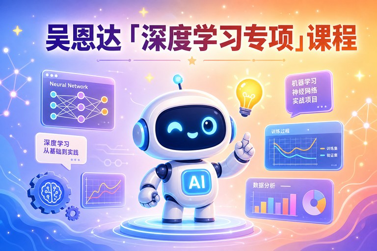 《吴恩达「深度学习专项」课程 — 从神经网络到深度学习实战》