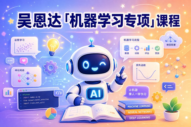 《吴恩达「机器学习专项」课程 — 入门机器学习的经典之选》