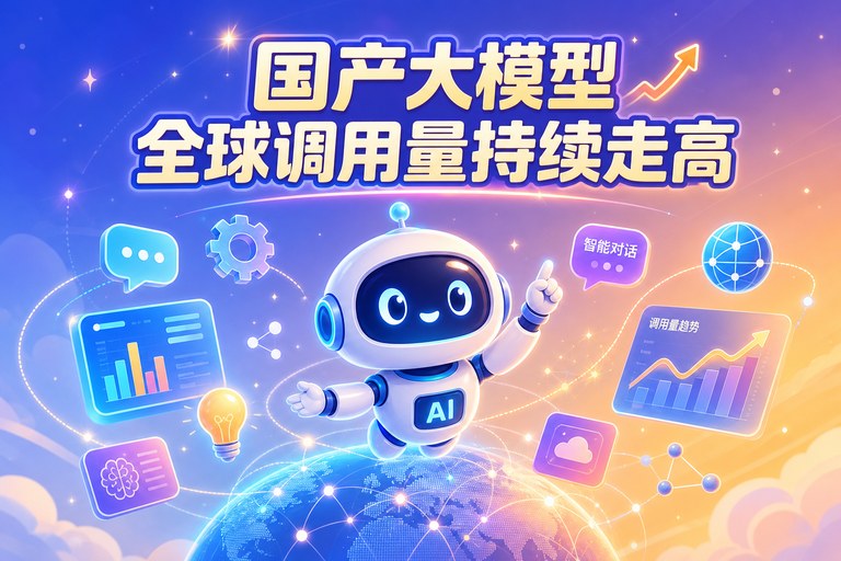 国产大模型全球调用量持续走高,多次超越美国